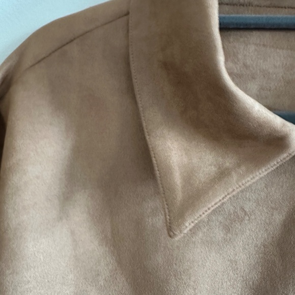 SPLIT SUEDE LEATHER JACKET WITH POCKET - Picture 2 of 8